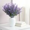 12 Bundles Artificial Lavender Flowers for Faux Bouquets, Fake Wild Stems, 14x2"